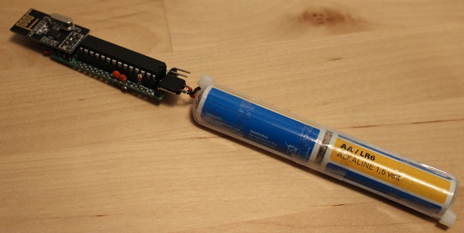 My Slim 2AA Battery Node | MySensors - Create your own Connected Home ...